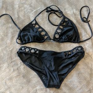 VS black bikini set